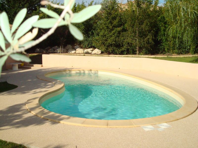 piscine haricot 8X4 à Nîmes dans le Gard