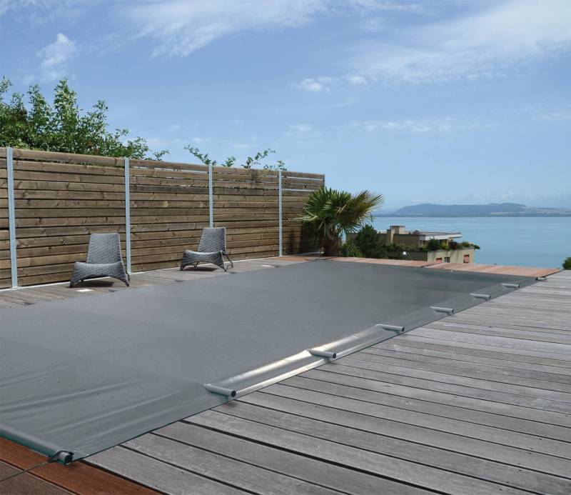 BÂCHE À BARRES DE SÉCURITÉ POUR PISCINES NFP 90-308