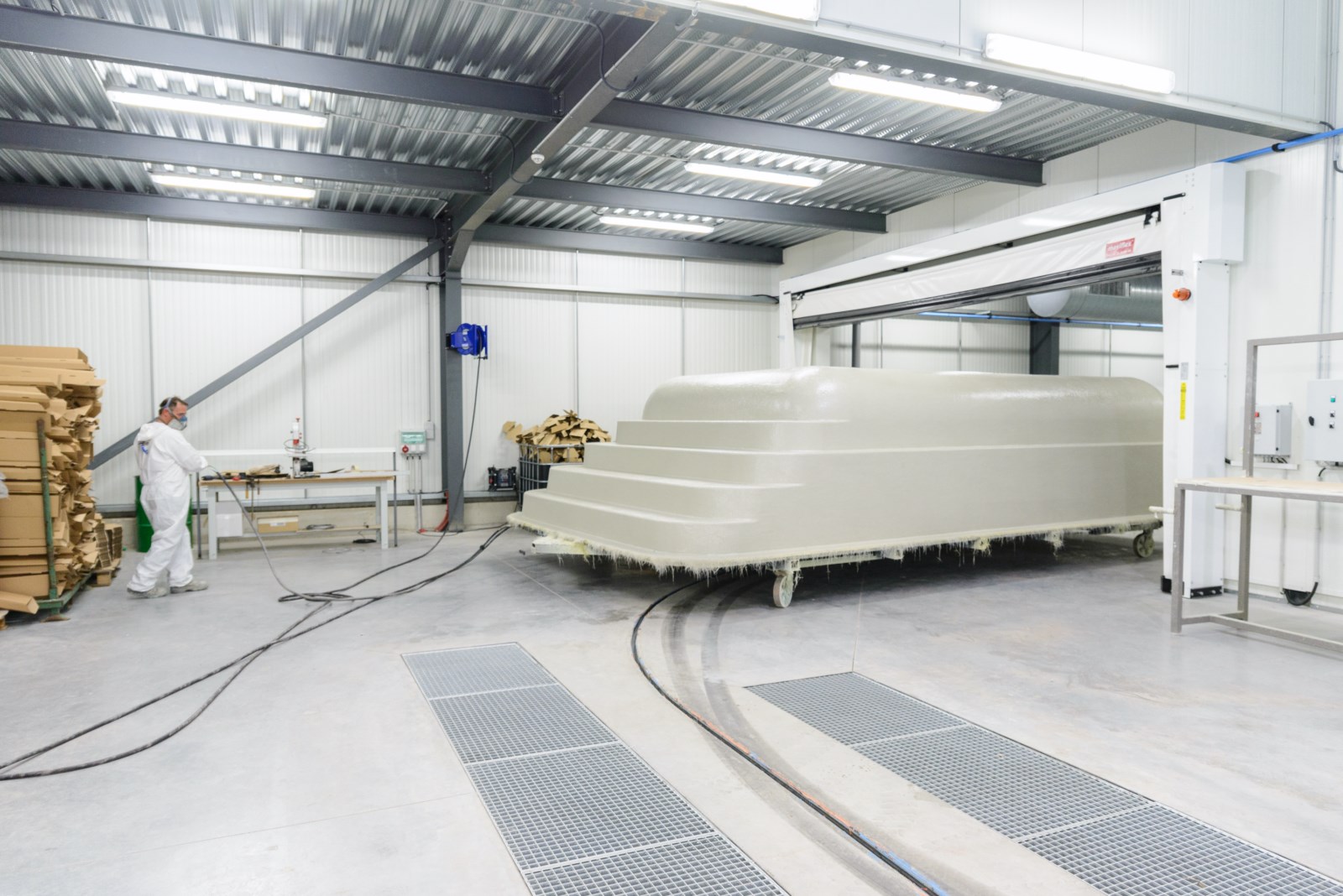 Étuve de la première couche de projection